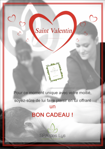 Bon cadeau pour un massage en duo pour la Saint-Valentin à Annecy